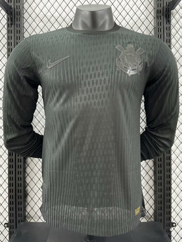 24/25 Corinthians Away Long Sleeve Player Version Soccer Jersey（长袖球员）