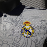 24/25 RMA White Dragon Pattern Edition Player Version Soccer Jersey