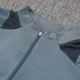 24/25  Germany Dark Grey Half Pull Tracksuit  (半拉链、B842)