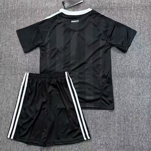 25/26 RMA Goalkeeper Black Kids Soccer Jersey