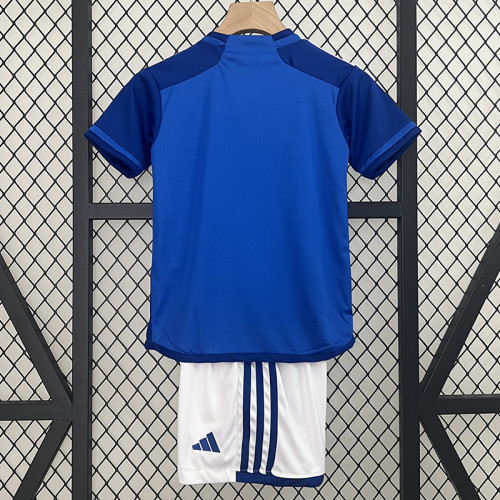 24/25 Cruzeiro Home Kids Soccer Jersey