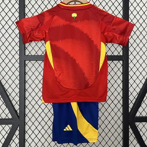 24/25  Spain Home Kids Soccer Jersey