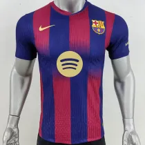 24/25 BAR Red Blue Special Edition Player Version Soccer Jersey (大胸花）