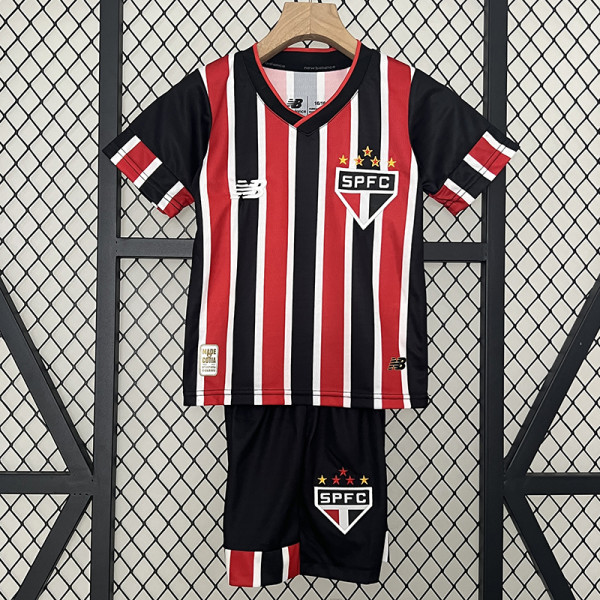 24/25 Sao Paulo Away Kids Soccer Jersey