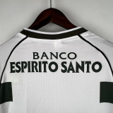 2001/2002 Sporting Lisbon Home Long Sleeve Retro Soccer Jersey (长袖)