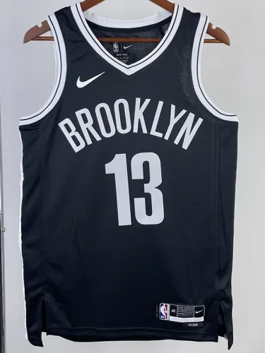 22/23 Nets HARDEN #13 Black Top Quality Hot Pressing NBA Jersey