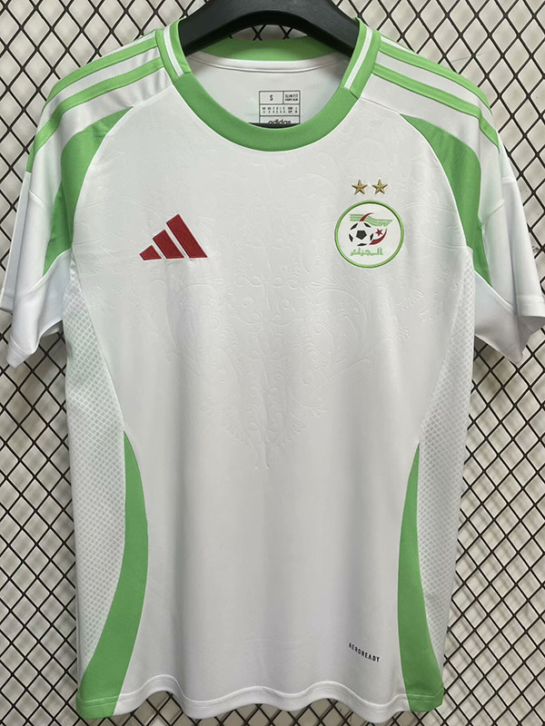 24/25 Algeria Home Fans Soccer Jersey(With stars)(带两星)