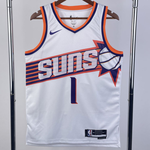 23/24 SUNS BOOKER #1 White Top Quality Hot Pressing NBA Jersey