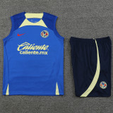 24/25 Club America Blue Tank top and shorts suit