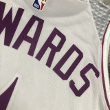 18/19 Timberwolves EDWARDS #1 White Retro Top Quality Hot Pressing NBA Jersey
