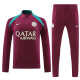 24/25  PSG Red Player version Half Pull Tracksuit  (球员版、半拉链)