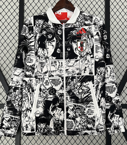 2024 Japan Mangak Black&Red Double sided Windbreaker (双面风衣)