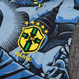 24/25  Brazil Black Christ statue top and shorts suit