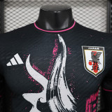 24/25 Japan Black Pink Graffiti Edition Player Version Soccer Jersey(黑粉色)