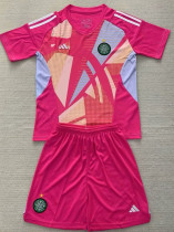 24/25 Celtic Pink Goalkeepe Kids Soccer Jersey 24/25 Celtic Pink Goalkeepe Kids Soccer Jersey