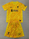 24/25 LIV  Yellow Goalkeeper  Kids Soccer Jersey