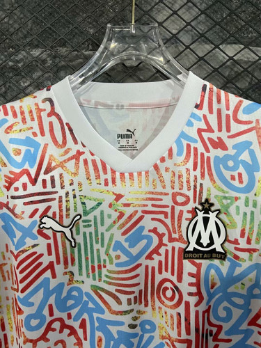 24/25 Marseille Colorful pre match training short sleeve