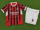 24/25 ACM Home  Player Version Kids Soccer Jersey(球员版）
