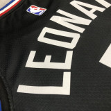 22/23 Clippers LEONARO #2 Black Top Quality Hot Pressing NBA Jersey (Trapeze Edition)