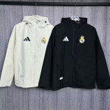 24/25 RMA Black Hooded  Windbreaker(Y013冲锋衣）