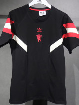 24/25 Man Utd Black Cotton T-shirt 24/25 Man Utd Black Cotton T-shirt