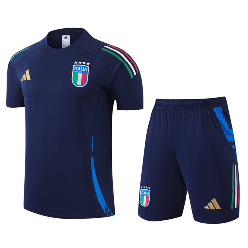 24/25 Italy Dark Blue Training Short Suit