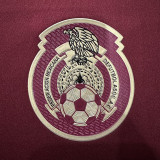 25/26 Mexico Red  Gold Cup(RUBBER BADGE)Fans Soccer Jersey红色胶章