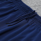 24/25 TOT Sapphire Blue Player version Half Pull Tracksuit  (球员版、半拉链)