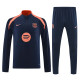 25/26 BAR Dark Blue  Half Pull Tracksuit  (半拉链)
