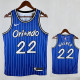18/19 Magic Wagner #22 Retro Striped Blue Top Quality Hot Pressing NBA Jersey 复古 条纹蓝色
