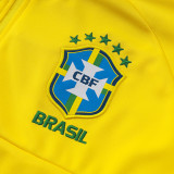 24/25 Brazil  Yellow Jacket Tracksuit