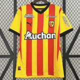 24/25 RC Lens Home Fans Soccer Jersey(Print Sponsor )