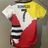 25/26 RONALDO Commemorative Edition  Baby Infant Crawl Suit（背带RONALDO#7)
