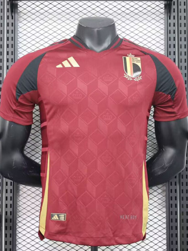 2024 Belgium Home Player Version Soccer Jersey