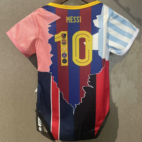 25/26  MESSI Commemorative Edition  Baby Infant Crawl Suit(带MIESSI #10号）