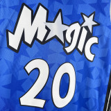 23/24 Magic FULTZ #20 Dark Blue Top Quality Hot Pressing NBA Jersey (Retro Logo)(V领)