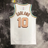 22/23 Cleveland Cavaliers GARLAND #10 White City Edition Top Quality Hot Pressing NBA Jersey