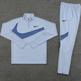 2024 NK Blue Grey Half Zip Sportswear # NB07(半拉链)