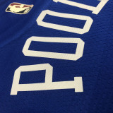 22/23 WARRIORS POOLE #3 Blue Top Quality Hot Pressing NBA Jersey (Retro Logo)