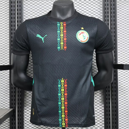24/25 Senegal Third Player Version Soccer Jersey(中间带花）