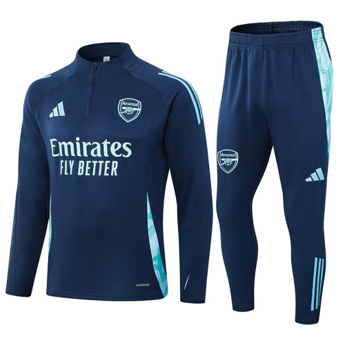 24/25  ARS Dark Blue  Half Pull Tracksuit  (半拉链)