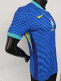 2024 Brazil Away Player Version Soccer Jersey