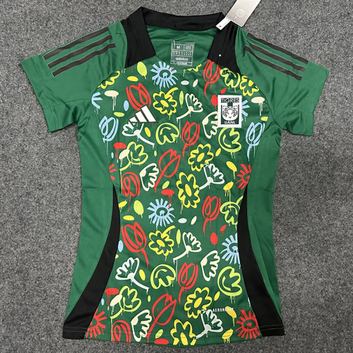24/25 Tigres UANL Dark Green Special Edition Women Soccer Jersey（女）