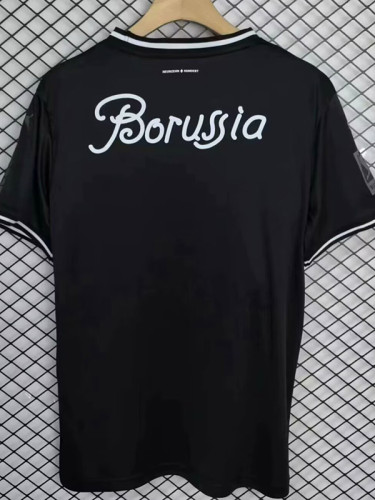 2025 Monchengladbach Anniversary Edition Black Fans Soccer Jersey