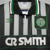 1994/1996 Celtic Away Black Retro Soccer Jersey