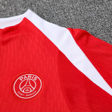 25/26  PSG Red  Half Pull Tracksuit  (半拉链)