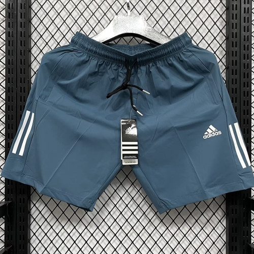 2025 DF2062 AD Lake Blue Casual shorts (湖蓝、裤侧带两白杠）