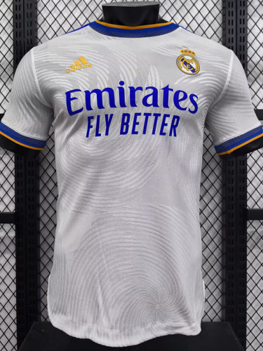 21/22 RMA Home  Player Version Soccer Jersey