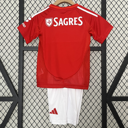 24/25  Benfica Home  Kids Soccer Jersey