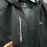2024 New CAMEL Black Velvet Windbreaker F6（加绒、连帽）